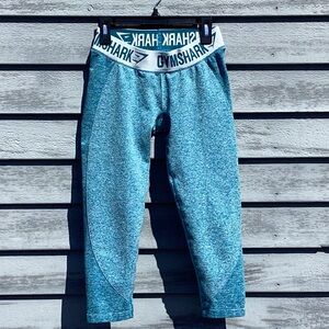 Gymshark Blue Crop Leggings Small